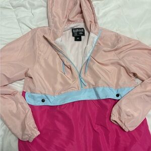 Black Jack Women's Pink and Light Blue Ski Jacket